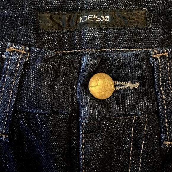 Joe's Muse Jeans Bootcut Cotton Low Rise Stitching Detail Dark Wash 24R NWT - Picture 3 of 7